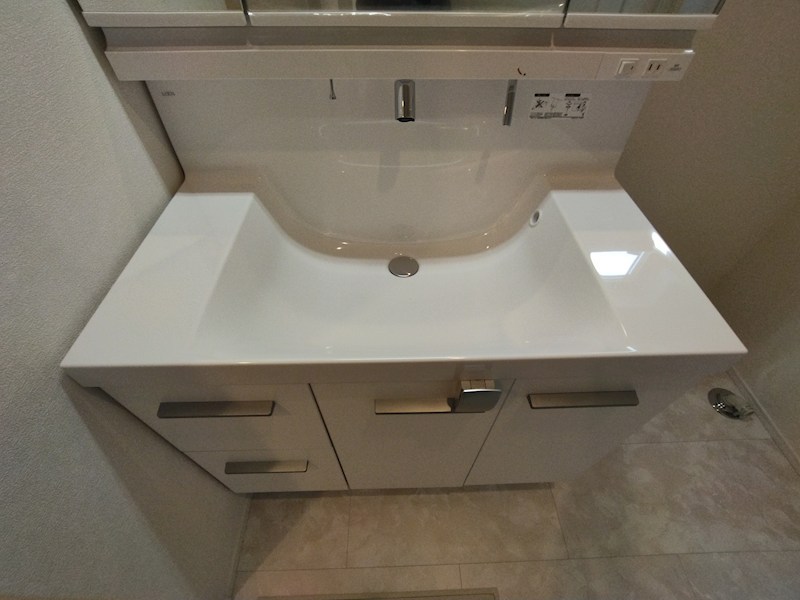 町上津役西二丁目新築戸建4号地 内観写真（洗面台・洗面所）