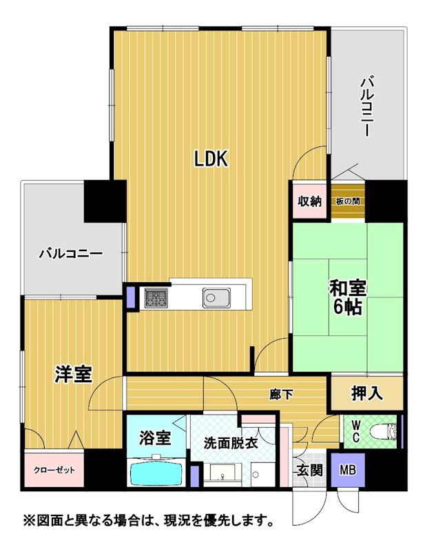 アンビエント小倉B棟 間取図・土地図