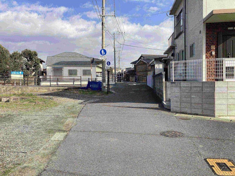 吉志二丁目土地 現地写真（前面道路含む現地写真）