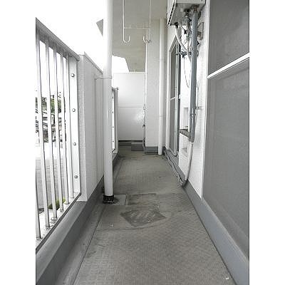 井堀南団地4棟 現地写真（バルコニー）