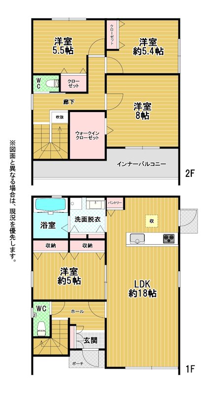 上貫二丁目新築戸建B号地 間取図・土地図