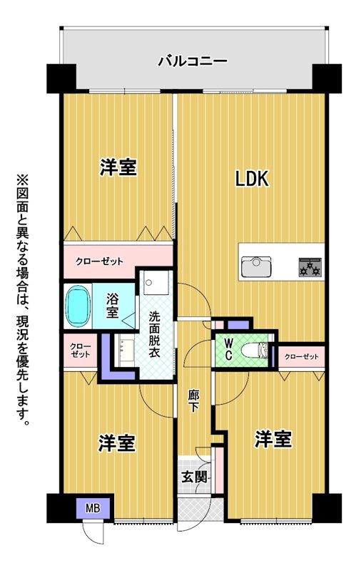 エクレール藤松 間取図・土地図