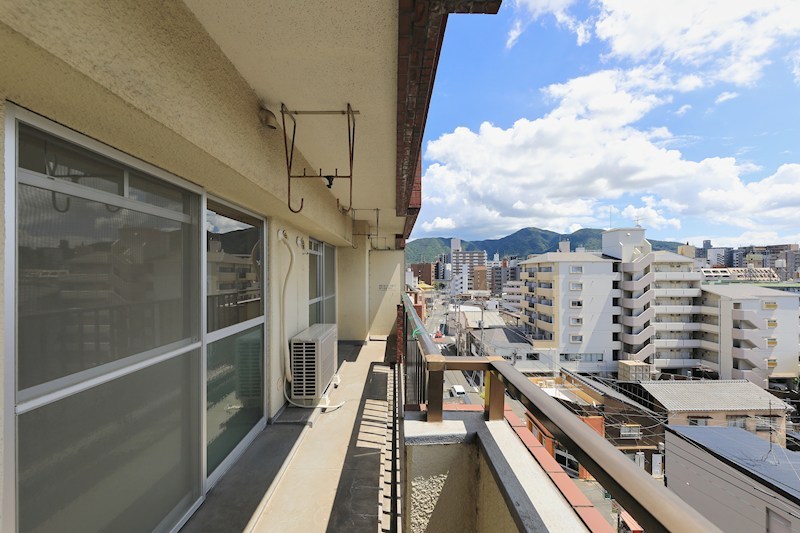 サンライフ三萩野Ⅲ 現地写真（バルコニー）