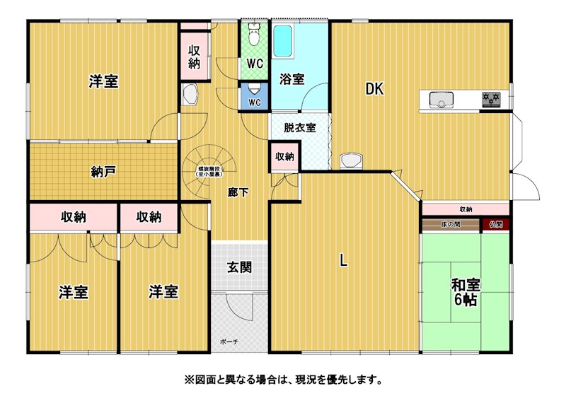 大字植木戸建 間取図・土地図