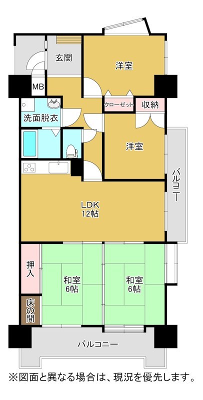 サンライフ黒崎Ⅱ 間取図・土地図