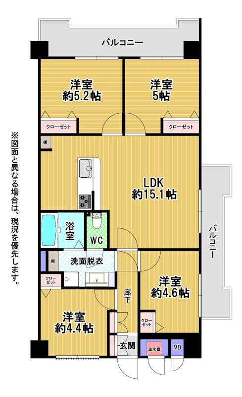 コープ野村養福寺 間取図・土地図