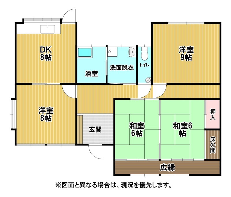金剛三丁目5番戸建 間取図・土地図