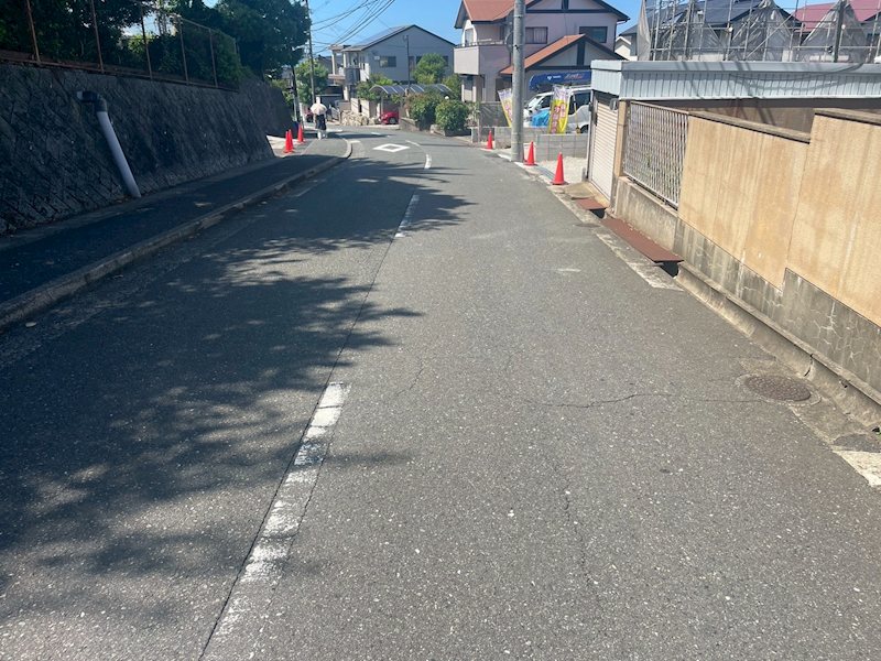 寺内二丁目新築戸建A棟 現地写真（前面道路含む現地写真）
