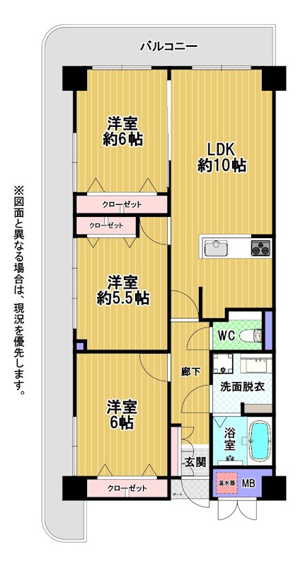 サーパス松島 間取図・土地図