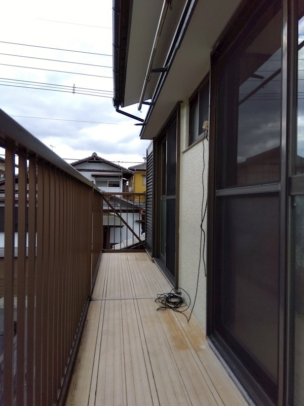 津田南町戸建 現地写真（バルコニー）