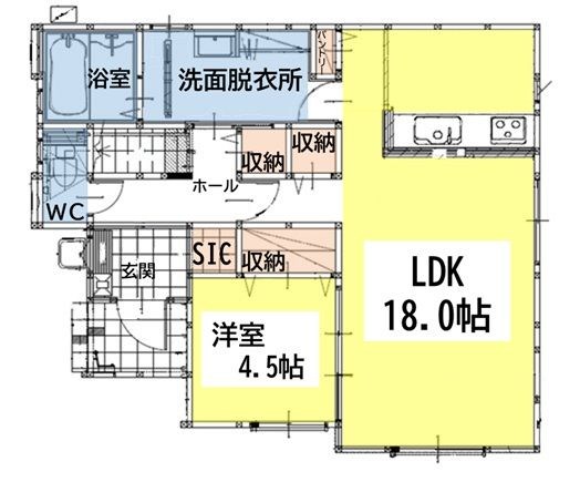 浅川台三丁目新築戸建2号棟　3期 間取図・土地図