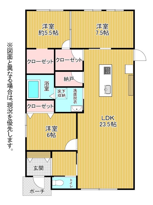 東小石町12番戸建 間取図・土地図