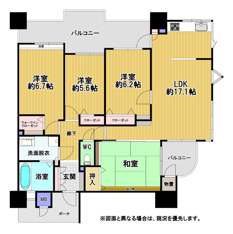サンパーク・クレストサージュ戸畑Aコート 間取図・土地図