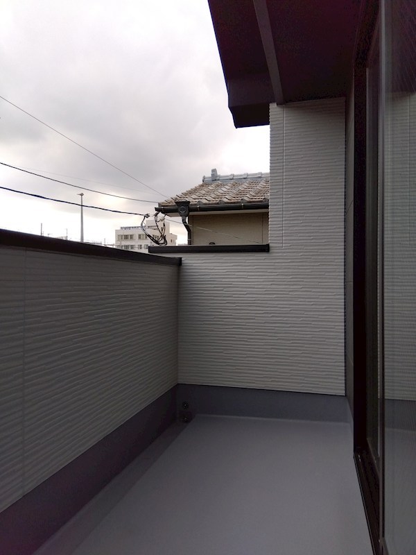 末広一丁目新築戸建1号棟　1期 現地写真（バルコニー）