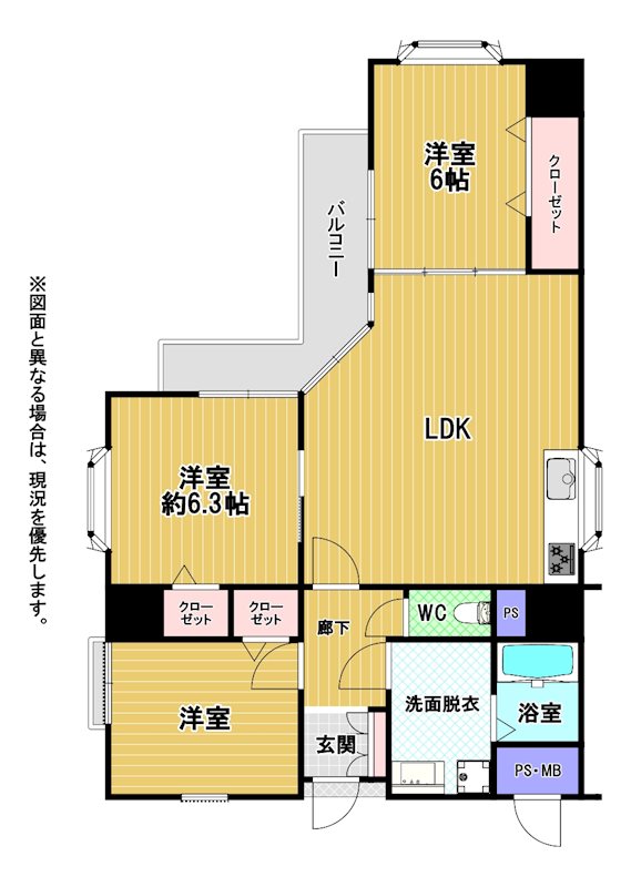 アーバンパレス小倉Ⅱ 間取図・土地図