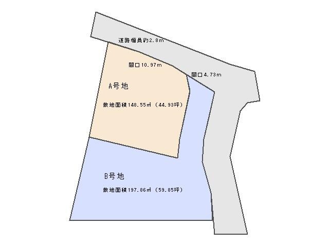 大字志井土地  区画図