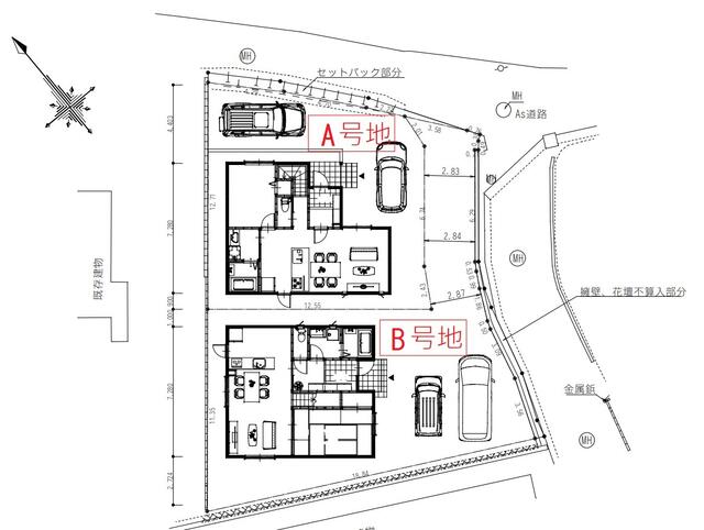 大字志井土地  区画図