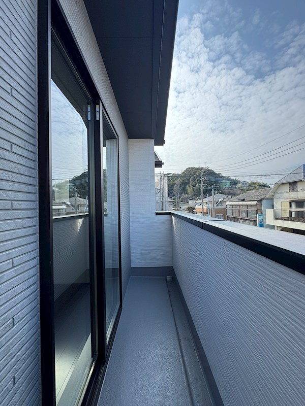 宮前町新築戸建2号棟　1期 現地写真（バルコニー）