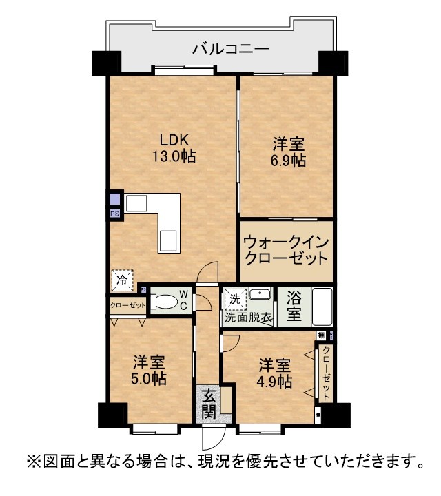 アムール板付7 間取図・土地図