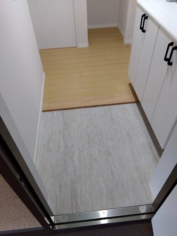 グリーンタウンもりつね16号棟 現地写真（玄関）