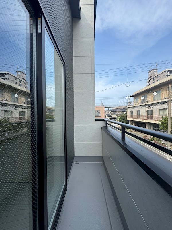 明治町新築戸建1号棟　1期 現地写真（バルコニー）