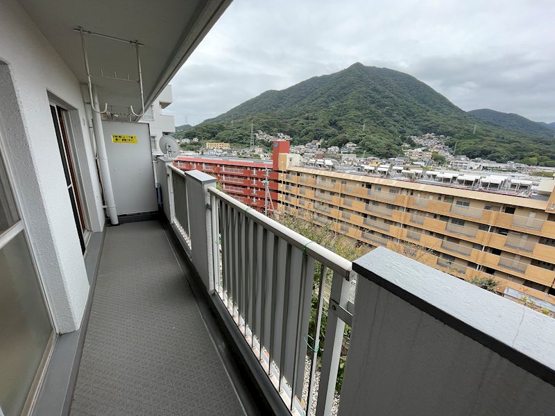 エメラルドハイツ大里Ⅰ 現地写真（バルコニー）