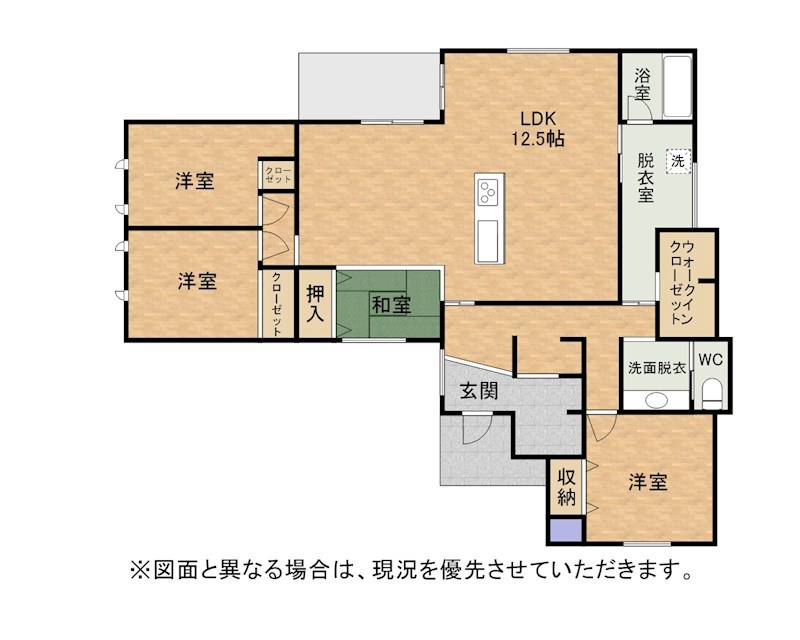猪熊五丁目戸建 間取図・土地図