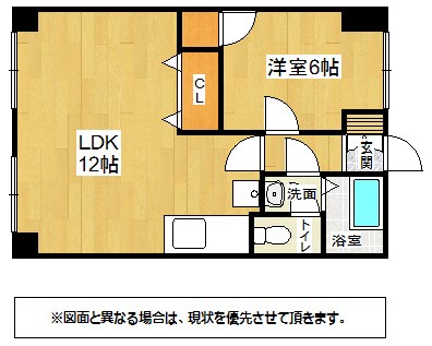 ヒカリハイツ 間取図・土地図