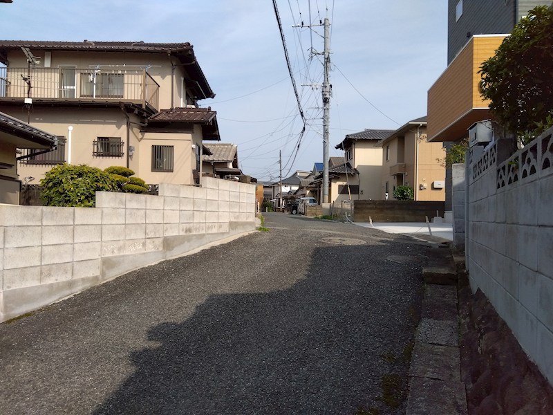 湯川新町二丁目新築戸建 現地写真（前面道路含む現地写真）