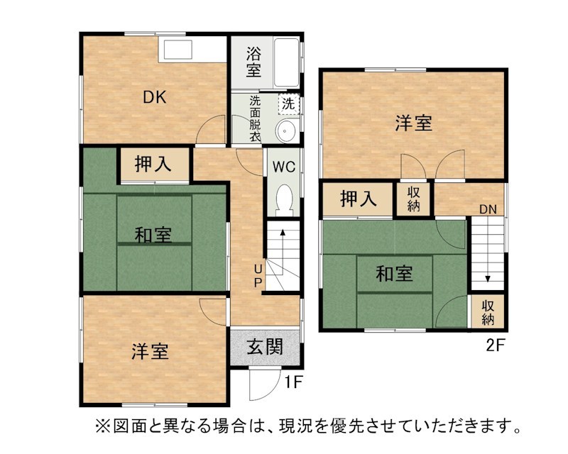 日吉台一丁目戸建 間取図・土地図