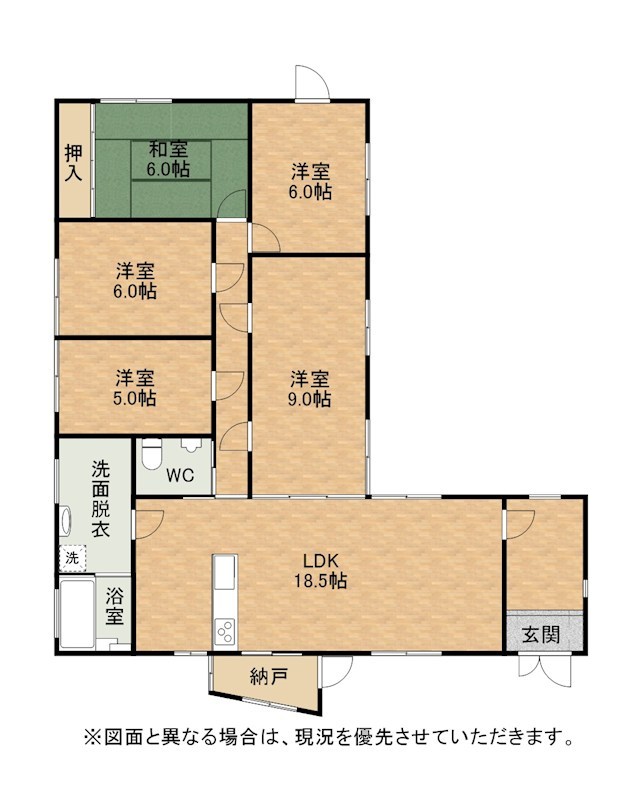 志井四丁目戸建 間取図・土地図