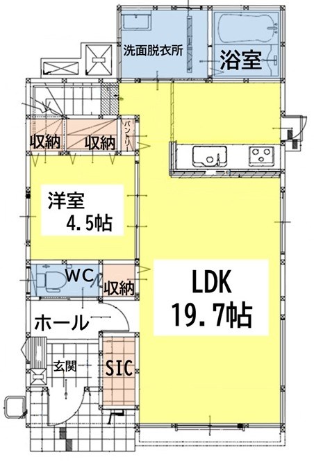 大里戸ノ上二丁目新築戸建2号棟　5期  間取図・土地図