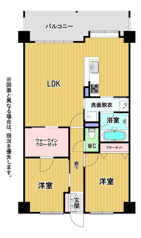 サンパーク赤間 間取図・土地図
