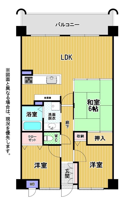 コーポランド浅川 間取図・土地図