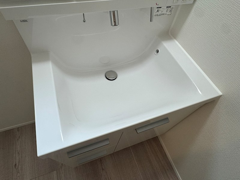 御開三丁目新築戸建1号棟　6期 内観写真（洗面台・洗面所）