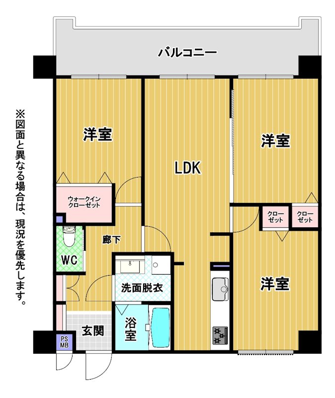 藤和シティコープ和白 間取図・土地図