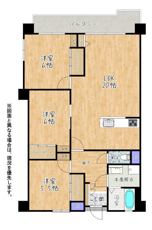 第36プリンスマンション 間取図・土地図