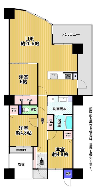 イマージュアークヒルズ黒崎西 間取図・土地図