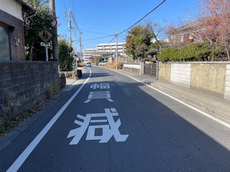 福岡県行橋市金屋 現地写真（前面道路含む現地写真）