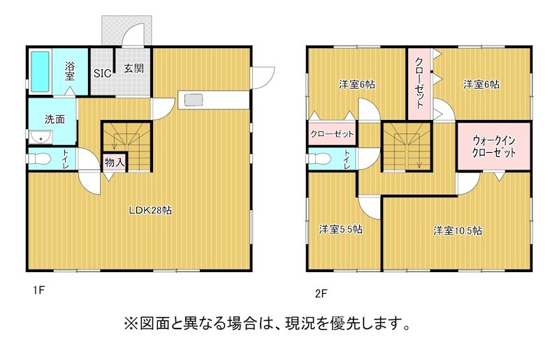 東二島二丁目17番戸建 間取図・土地図