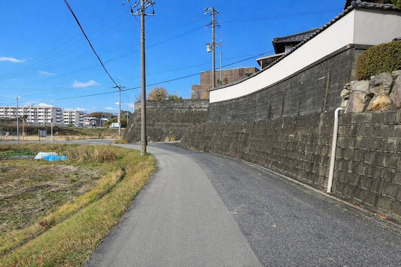 鯰田土地 現地写真（前面道路含む現地写真）