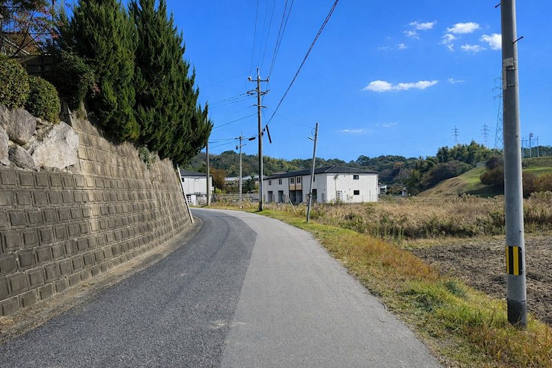 鯰田土地 現地写真（前面道路含む現地写真）