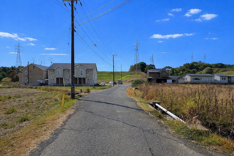 鯰田土地 現地写真（前面道路含む現地写真）