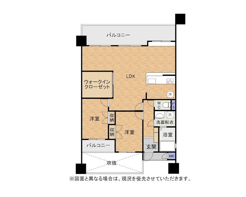サンライフ中津口 間取図・土地図