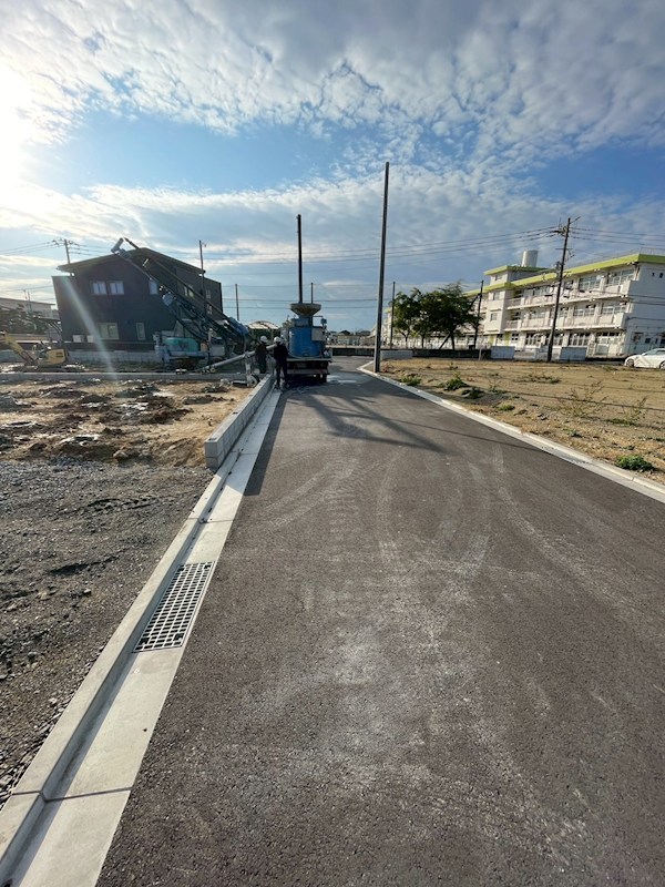 木屋瀬東二丁目新築戸建1号棟　1期 現地写真（前面道路含む現地写真）