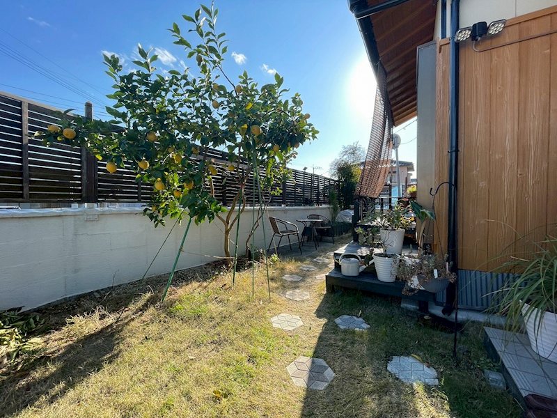 中尾二丁目戸建 現地写真（庭）