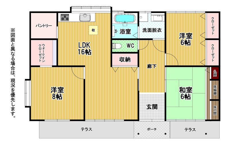 自由ヶ丘十丁目戸建 間取図・土地図