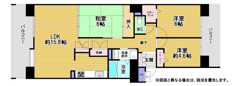 のむら貝塚ガーデンシティ参番館 間取図・土地図