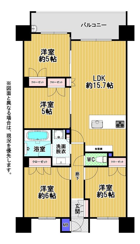 MJR千早ミッドスクエア 間取図・土地図