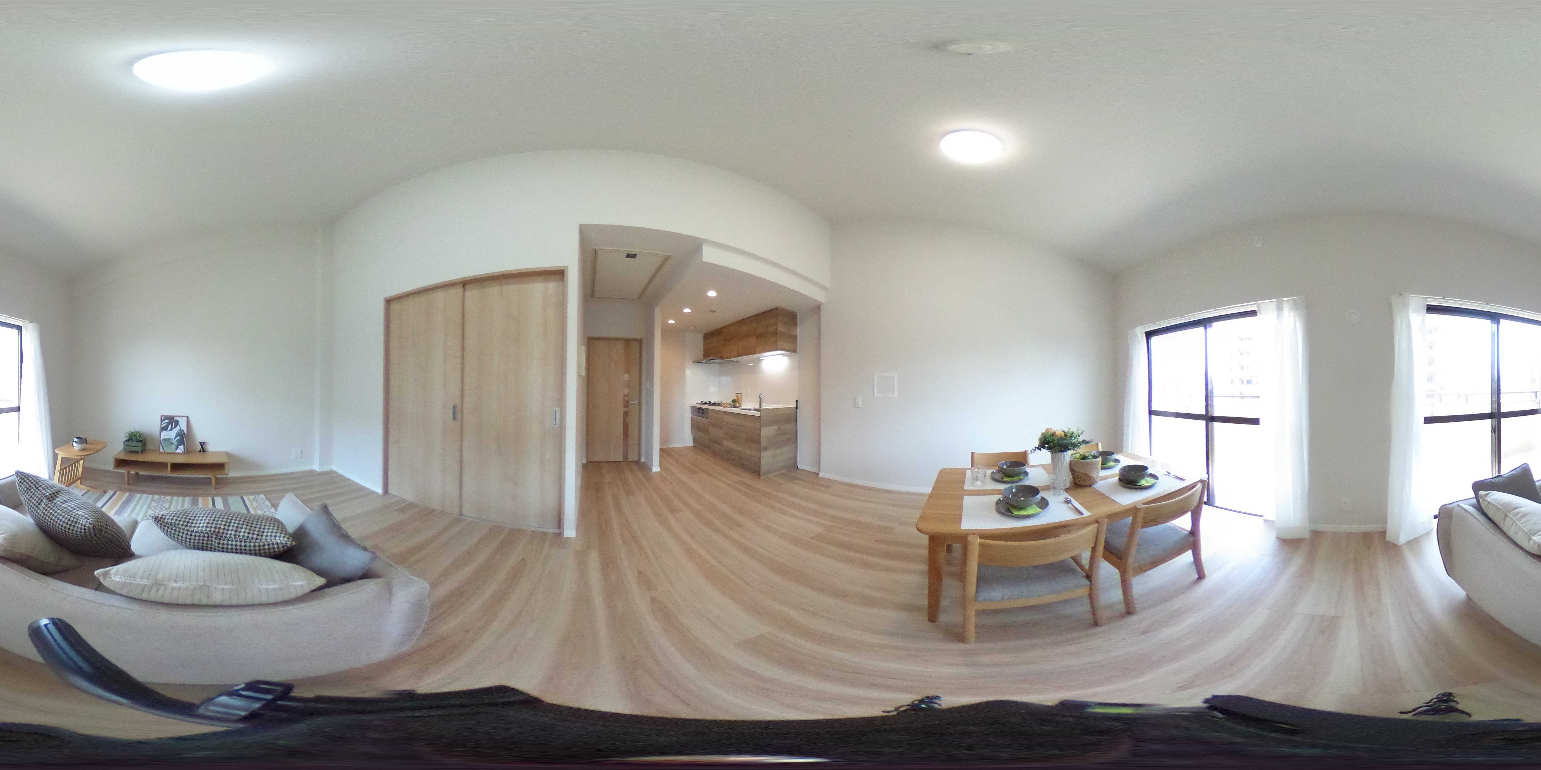 ライフプラザ工大前弐番館 内観写真（リビング）